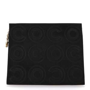 Chanel Pony Hair Cocodouble Pouch Black #200670C52B